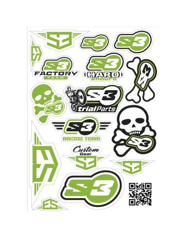Adhesivos Logo S3 Verde