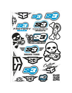 Adhesivos Logo S3 Negro