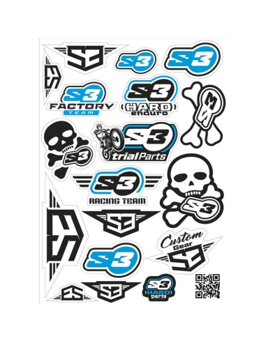 Adhesivos Logo S3 Negro