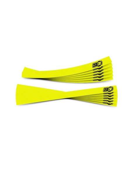 Kit Adhesivos de Llanta S3 Trial/Enduro Amarillo Flúor