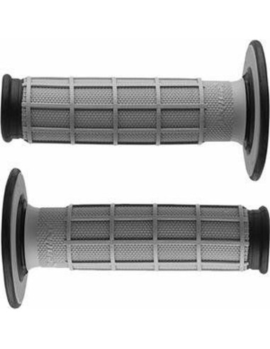 Puños Renthal Dual Half Waffle Medium Negro