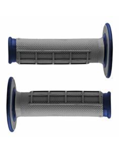 Puños Renthal Dual Half Waffle Medium Azul