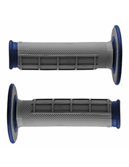 Puños Renthal Dual Half Waffle Medium Azul