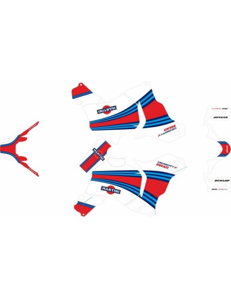 Kit Adhesivos Completo Ducati DesertX 22-.. Martini Edition