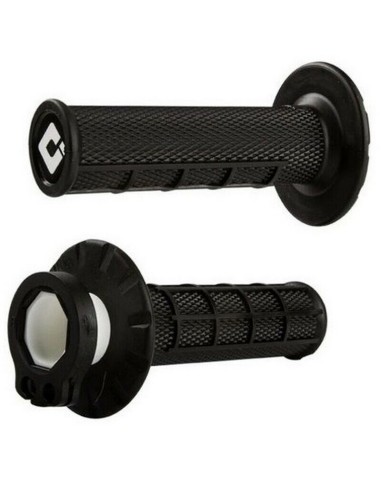 Puños ODI MX Lock On V2 Half Waffle 2/4 T Negro