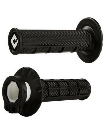 Puños ODI MX Lock On V2 Half Waffle 2/4 T Negro