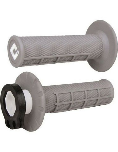 Puños ODI MX Lock On V2 Half Waffle 2/4 T Gris