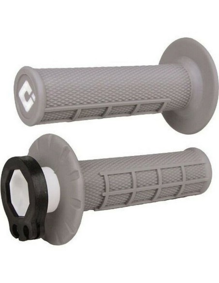 Puños ODI MX Lock On V2 Half Waffle 2/4 T Gris