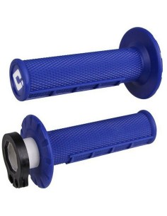 Puños ODI MX Lock On V2 Half Waffle 2/4 T Azul