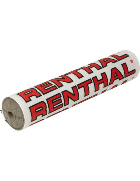 Protector Manillar Renthal Vintage Cloth SX Blanco/Rojo