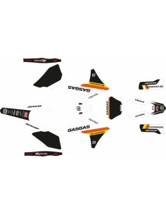 Kit Adhesivos Completo Gas Gas MC/MC-F 24-.. Blanco/Negro
