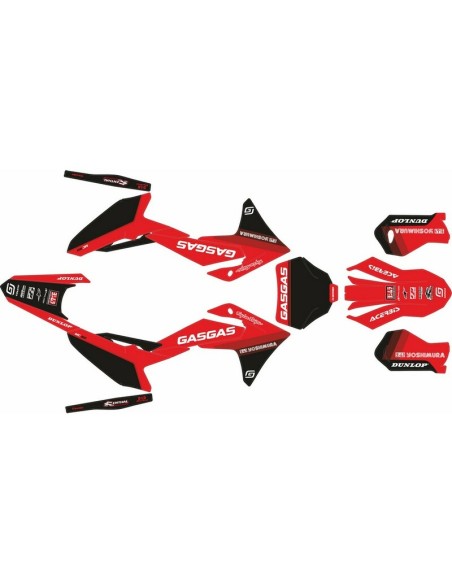 Kit Adhesivos Completo Gas Gas MC 50 24-..Red Edition