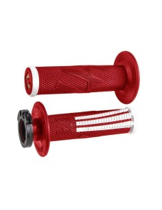 Puños ODI MX Pro Lock On V2 Emig 2/4 T Rojo/Blanco