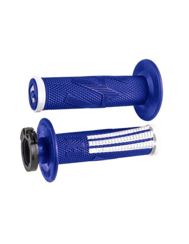 Puños ODI MX Pro Lock On V2 Emig 2/4 T Azul/Blanco