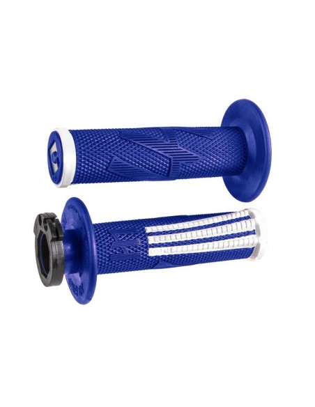 Puños ODI MX Pro Lock On V2 Emig 2/4 T Azul/Blanco