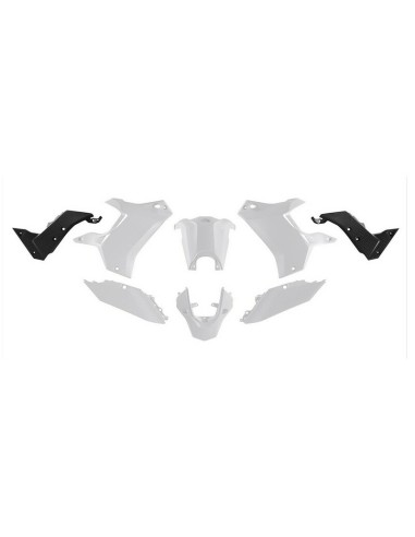 Kit Plásticos RaceTech Yamaha Ténéré 700 19-24 Blanco/Negro