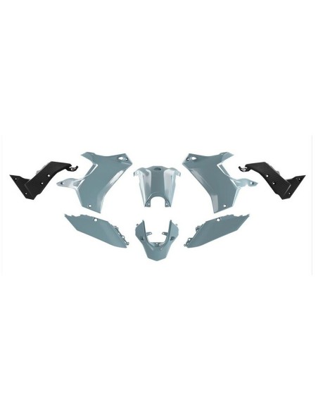 Kit Plásticos RaceTech Yamaha Ténéré 700 19-24 Gris/Negro