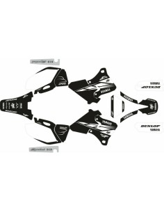 Kit Adhesivos Completo Yamaha WR 250 F 98-02 Negro