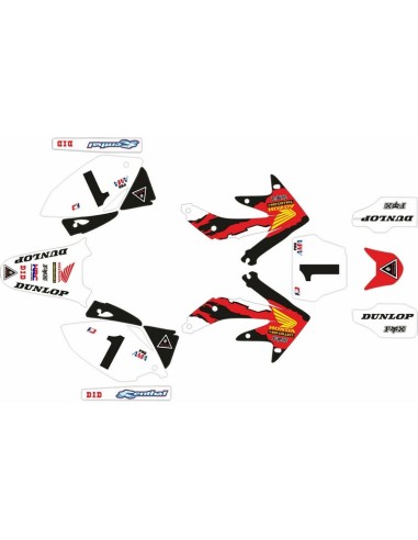 Kit Adhesivos Completo Honda CRF 450 R 07 McGrath