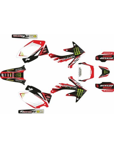 Kit Adhesivos Completo Honda CRF 450 R 07 Monster