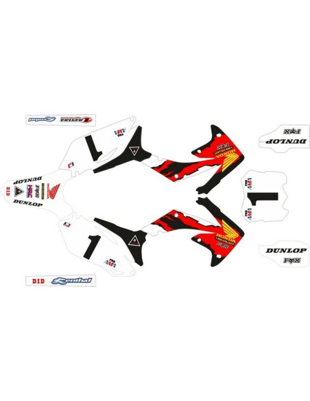 Kit Adhesivos Completo Honda CRF 450 R 09-12 McGrath