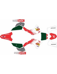 Kit Adhesivos Completo Honda CRF 450 R 21-23 Retro 91