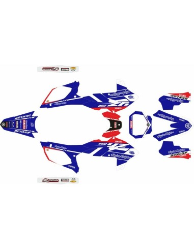Kit Adhesivos Completo Yamaha YZ 250 F 2024 Troy Lee Edition