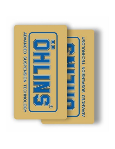 Adhesivos Vinilo Transparente Horquilla ÖHLINS Azul