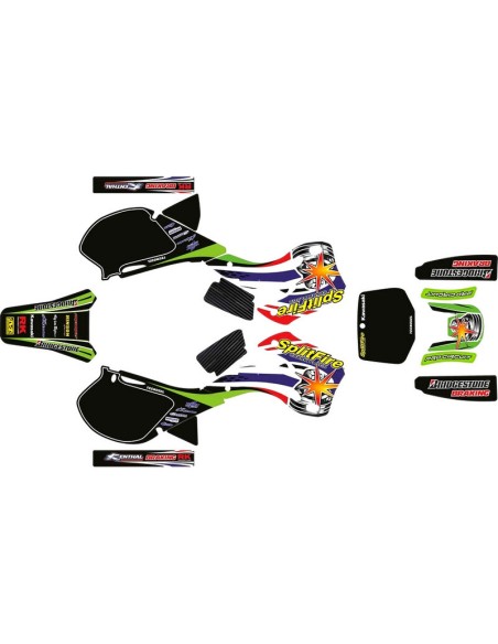 Kit Adhesivos Completo Kawasaki KX 125/250 99-00 SplitFire