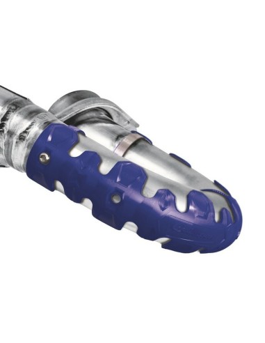 Protector de Escape Polisport Armadillo 4T Azul 22 cm