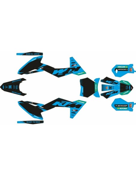 Kit Adhesivos Completo KTM SX 50 24 Cyan