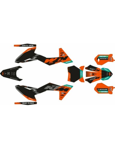 Kit Adhesivos Completo KTM SX 50 24 Orange Edition