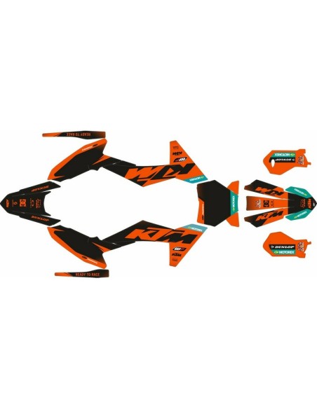Kit Adhesivos Completo KTM SX 65 24 Orange II Edition