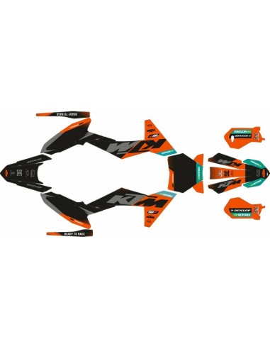 Kit Adhesivos Completo KTM SX 65 24 Orange Edition