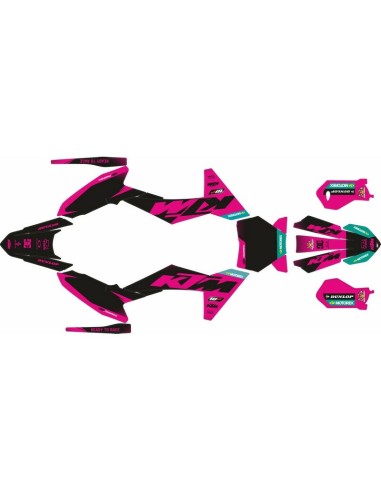 Kit Adhesivos Completo KTM SX 65 24 Pink Edition