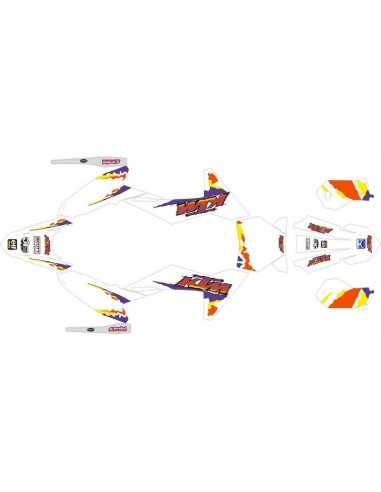 Kit Adhesivos Completo KTM SX 65 24 Retro Edition