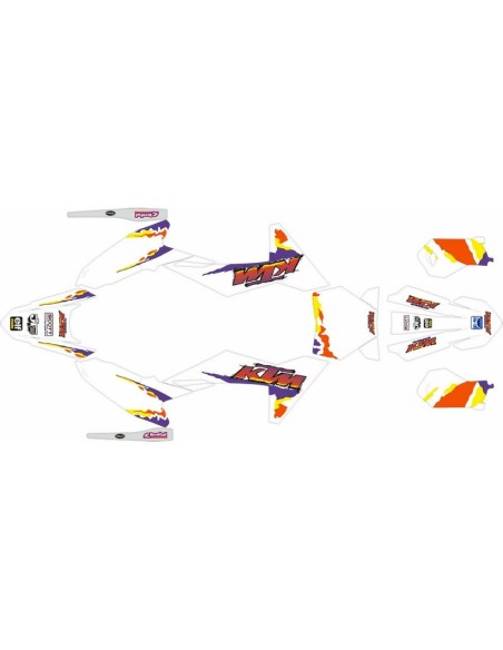 Kit Adhesivos Completo KTM SX 65 24 Retro Edition