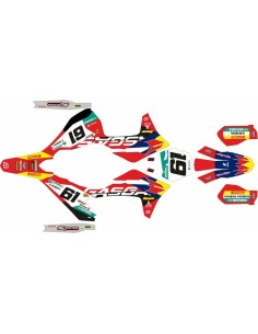 Kit Adhesivos Completo Gas Gas MC/MC-F 21-23 Jorge Prado Red Edition 2022