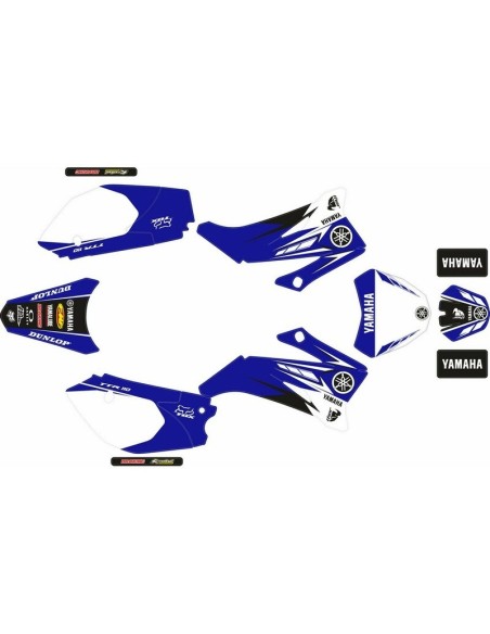 Kit Adhesivos Completo Yamaha TTR 110 14-.. Azul