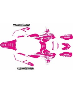 Kit Adhesivos Completo Yamaha WR 450 F 16-18 Fucsia
