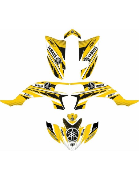 Kit Adhesivos Completo Yamaha YFZ 450 03-22 Amarillo