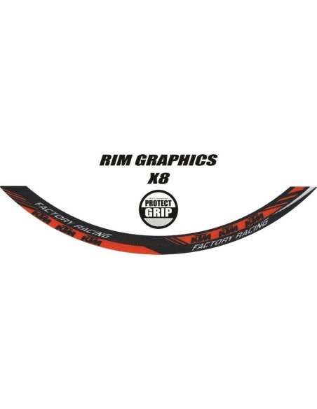 Kit Adhesivos Llanta Factory Racing KTM