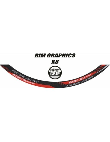Kit Adhesivos Llanta Factory Racing Rieju