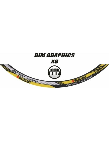 Kit Adhesivos Llanta Factory Racing Suzuki