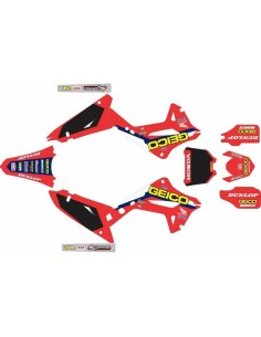 Kit Adhesivos Completo Kit Restyling Polisport Look 2022 Honda CR 125/250 R 02-07 Geico