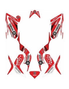 Kit Adhesivos Completo Yamaha YFM 700 Raptor 06-12 Rojo