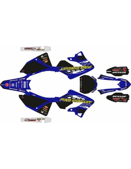 Kit Adhesivos Completo Yamaha YZ 125 22-.. Pro Circuit