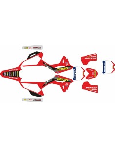 Kit Adhesivos Completo Honda CRF 450 R 21-23 HRC Rojo/Gris
