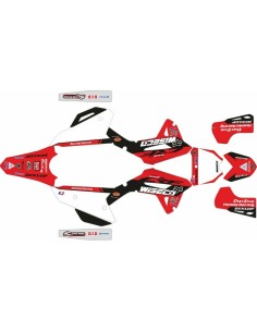 Kit Adhesivos Completo Honda CRF 450 R 21-23 HRC Rojo/Blanco/Negro