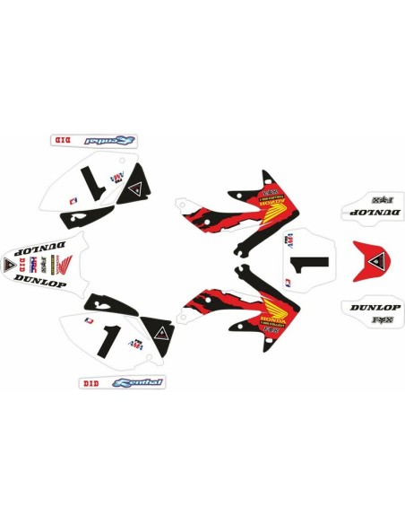 Kit Adhesivos Completo Honda CRF 450 R 05-06 McGrath